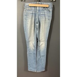 Anthropologie Pilcro & The‎ Letterpress Superscript Jeans Light Wash Size 26